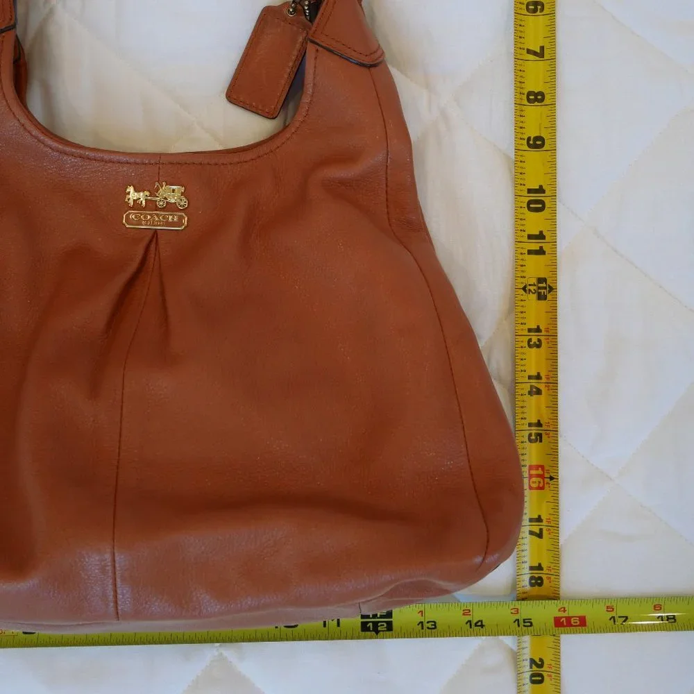 Coach Tan Leather Handbag - Picture 10 of 10